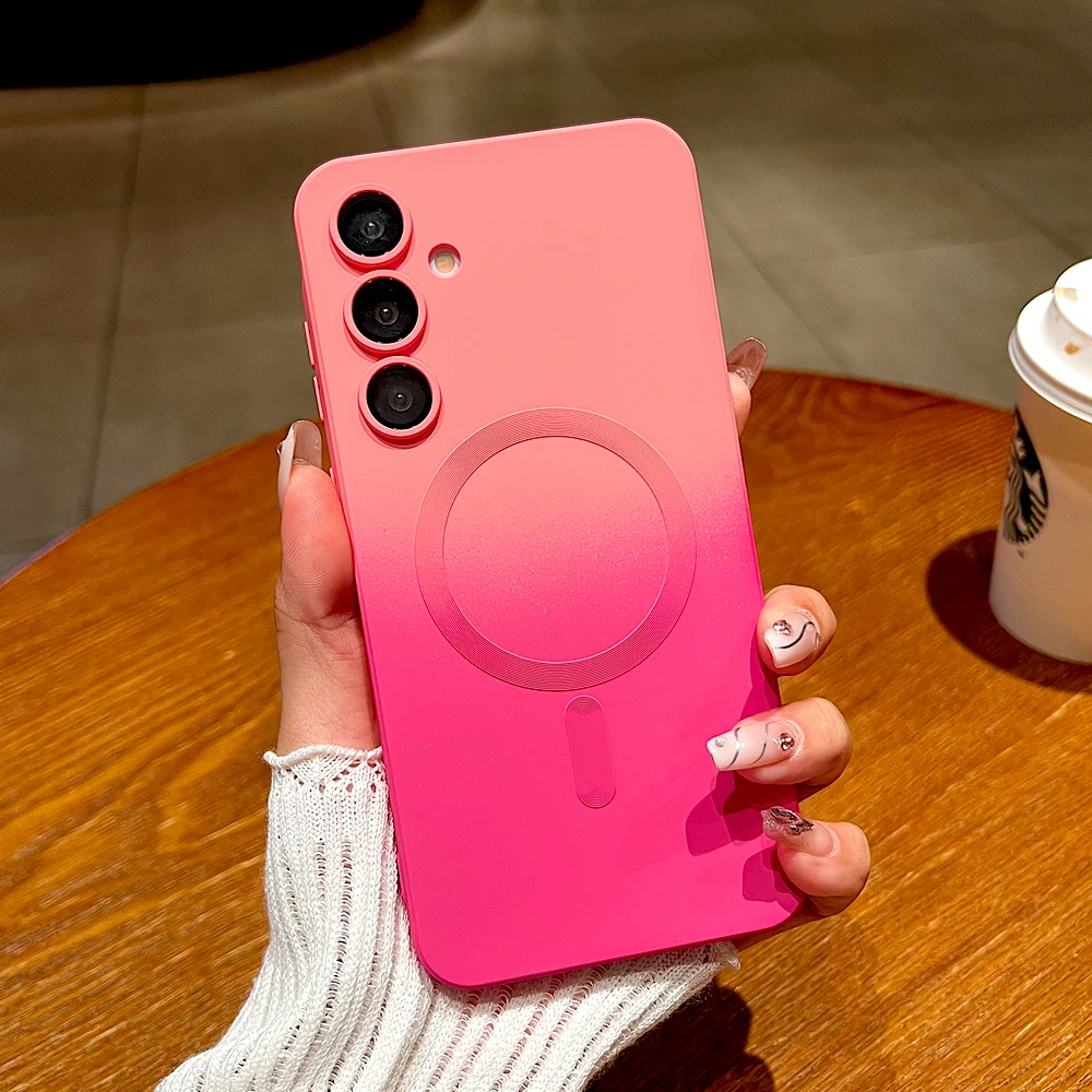 حافظة لهاتف سامسونج جالاكسي A56 A55 A54 A36 A35 A16 A15 5G A26 S25 Edge S24 S23 S21 Ultra Plus FE Magsafe