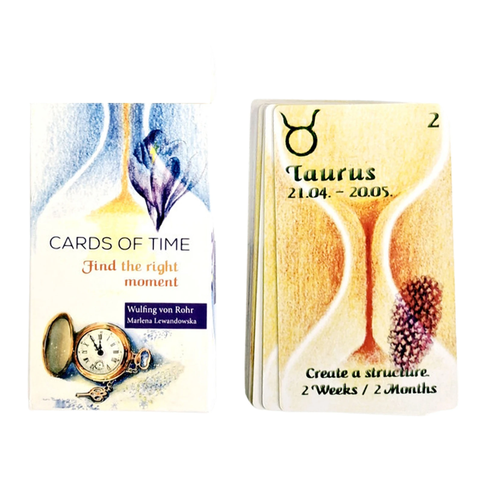 33 Pcs New Cards Of Time Tarot Cards Oracles Deck Mysterious Divination Tarot Deck For Women Girls Cards Game Board Game Card