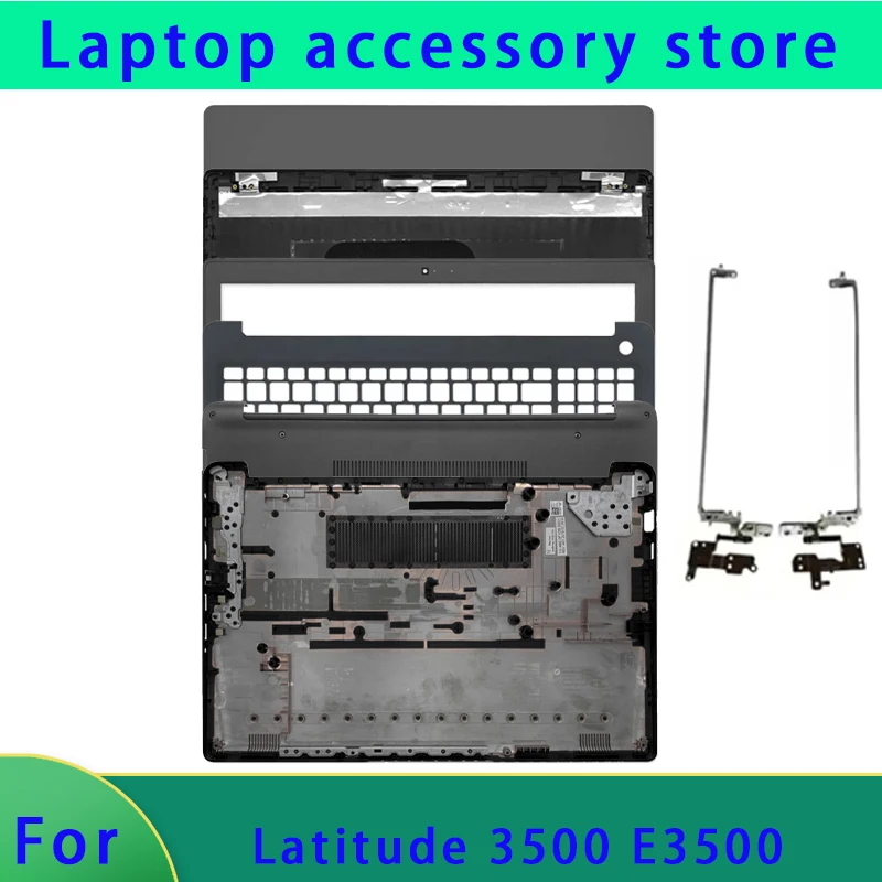 Nuevo para Latitude 3500 E3500 cubierta trasera LCD para portátil/panel frontal/bisagra/reposamanos/carcasa inferior cubierta ABCD cubierta de bisagra para teclado