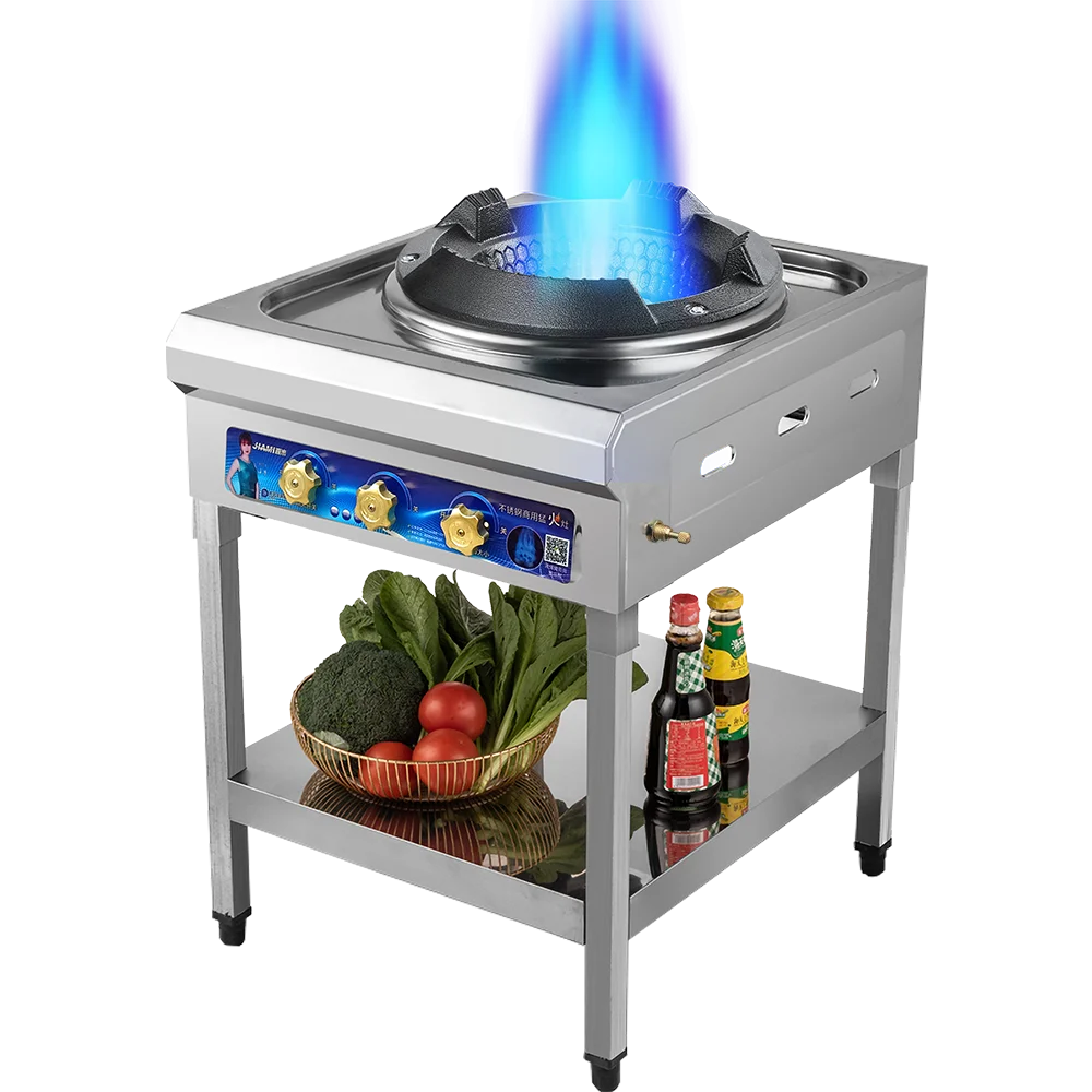 Commercieel felle vuurkachel felle vuurkachel hotel speciaal vloeibaar gasfornuis hogedruk single