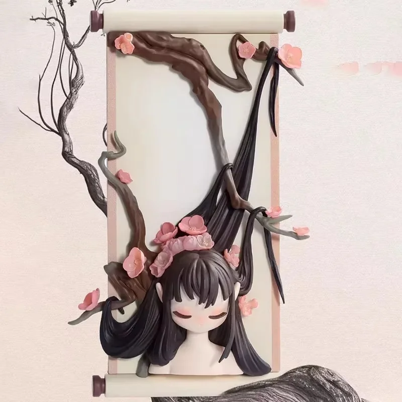 

52TOYS Sleep Chinese Serolls Series слепая коробка Guess Bag украшение для рабочего стола милая модель подарок девушке слепая сумка игрушки аниме фигурка