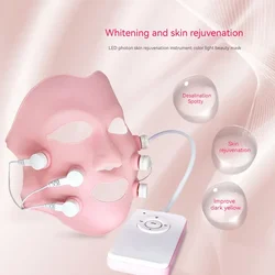 Hohe Qualität Gesichtsmaske Massagegerät LED Lichttherapie Vibrierender Faltenentferner Hautpflege Lift Geräte Gesichtsschönheitsgerät Werkzeuge