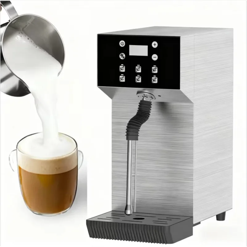 5L Commercial Countertop Milk Steamer Stainless Steel Electric Automatic Milk Warmer Frother For Hotel Restaurant