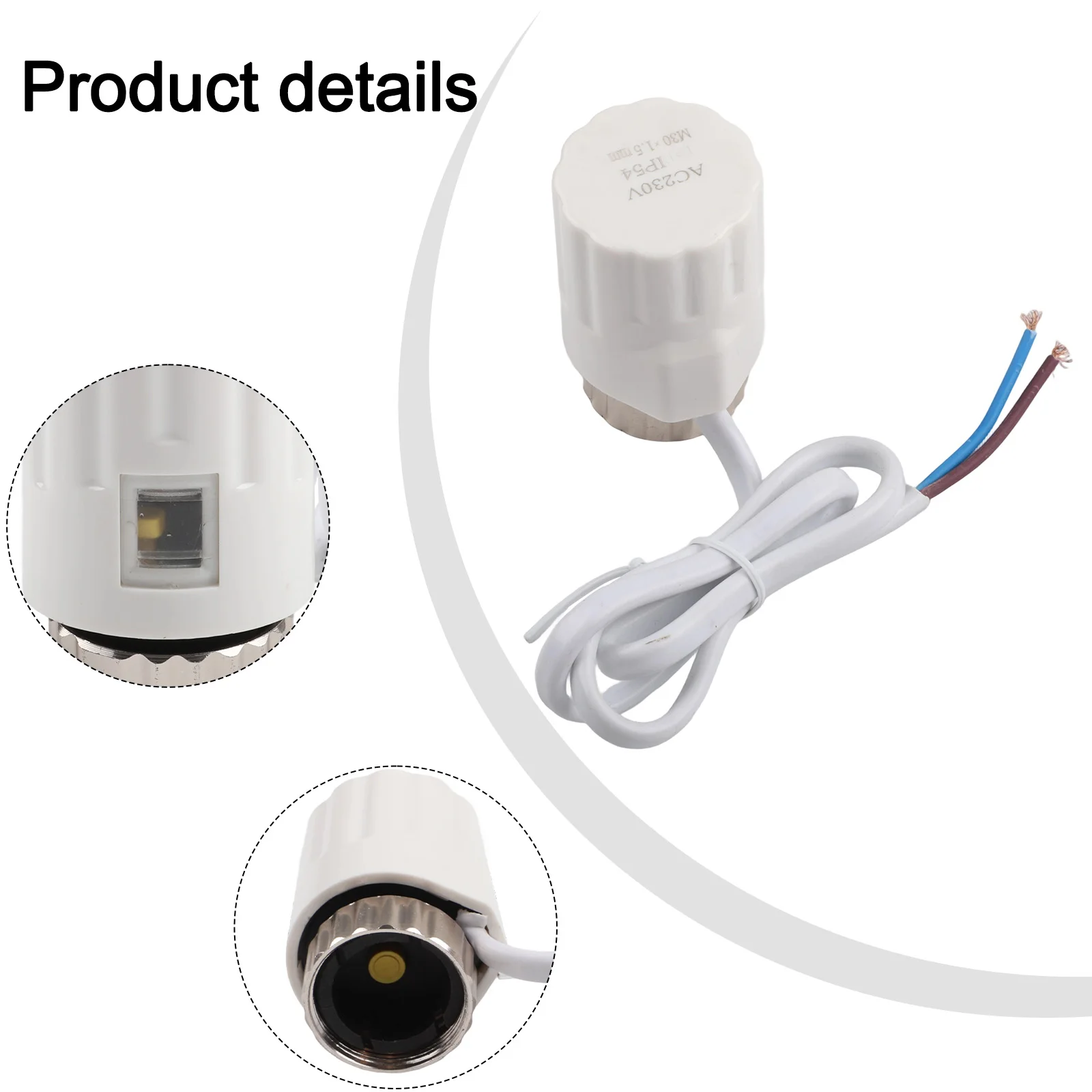 Electric Heating Actuator for Floor Heating 10PCS Normally Open Valves with Build Efficient Water Control Solution