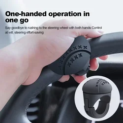 360 Rotation Car Steering Wheel Booster Anti-Slip Silicone Car Turning Steering Wheel Knob Safe Driving Car Accessories