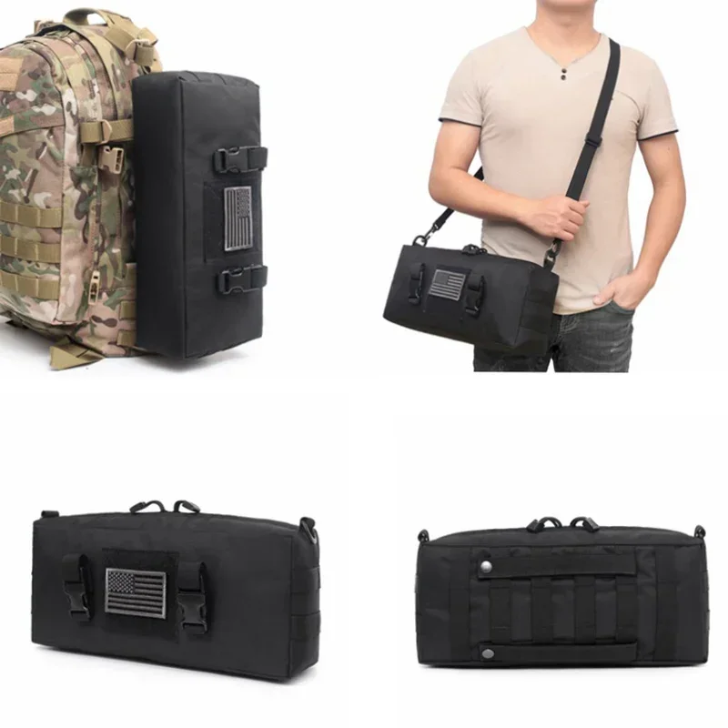 Molle EDC Pouch Nylon Hunting Bag Outdoor Sports Waist Pack Portable Hiking Travel Camping Accessories Cross-body Shoulder Bags