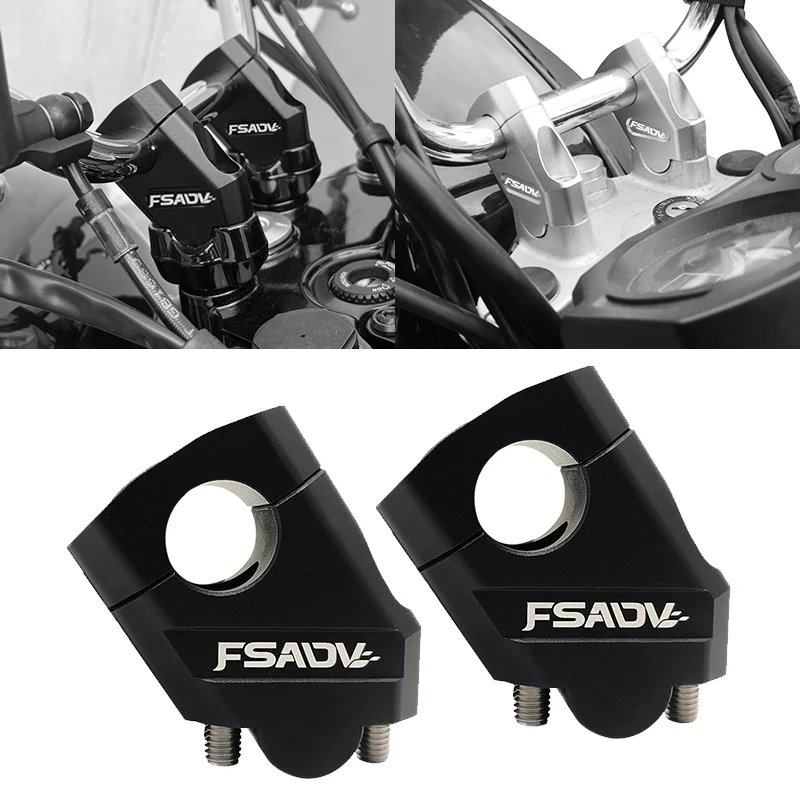 

Universal 28mm 1 1/8" 22mm 7/8" Motorcycle Handlebar Riser Bar Mount Handle Clamp For Honda NC750X CB500X For BMW R1200GS F850GS