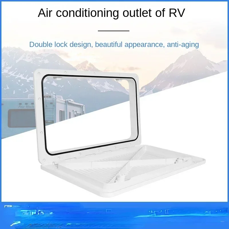 

Hot sales RV motor RV air conditioning outdoor condenser grille white with lock linear cover