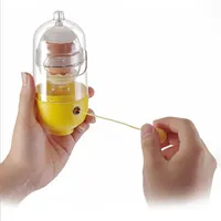 Rocket Manual Golden Egg Puller Scrambler Household Egg White Yolk Mixer Albumen Blender Without Breaking Eggs Kitchen Tools