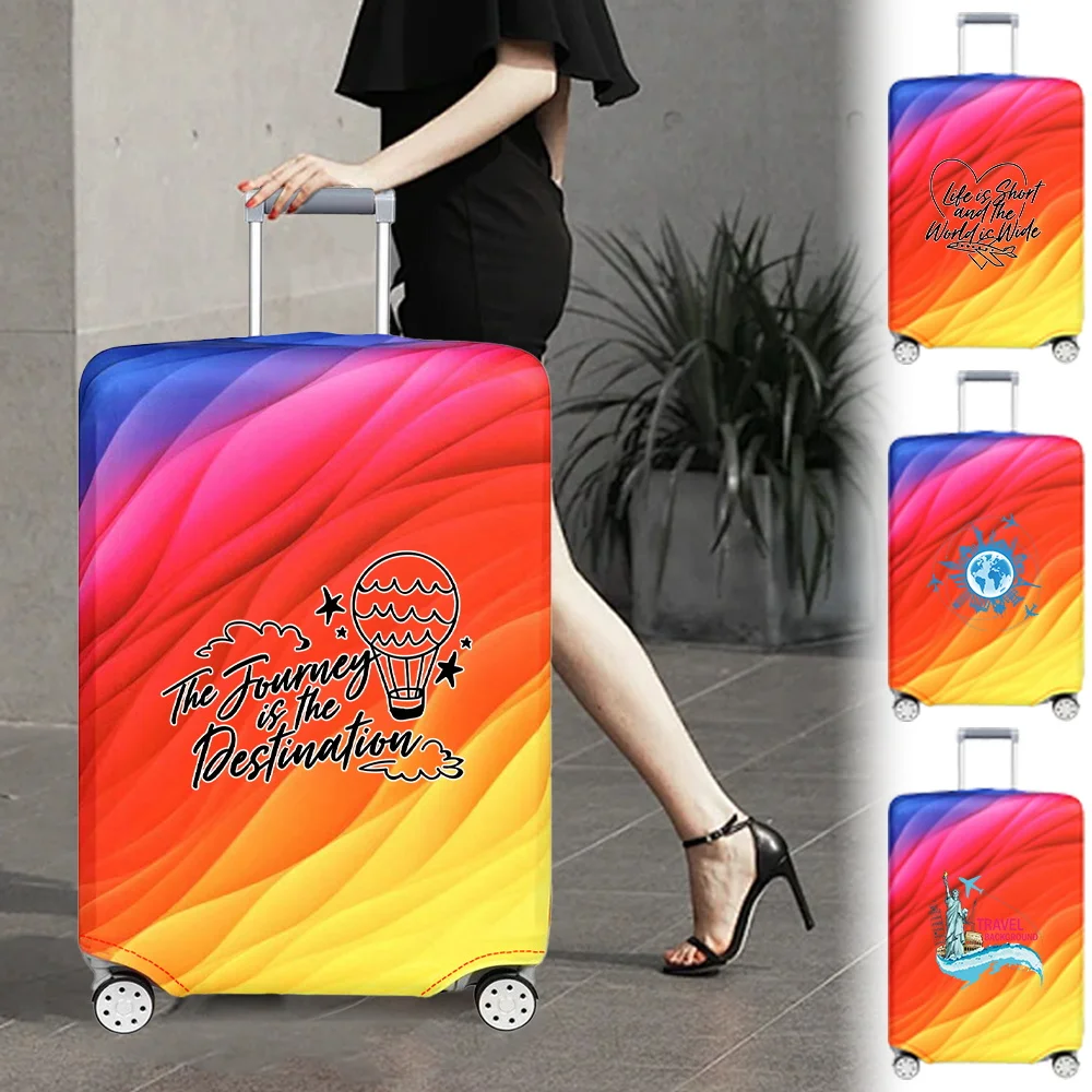 

Trolley Box Cover Wear Resistant Multiple Style Options Thick Elastic Luggage Cover Protector 18-32inch Travel Accessories