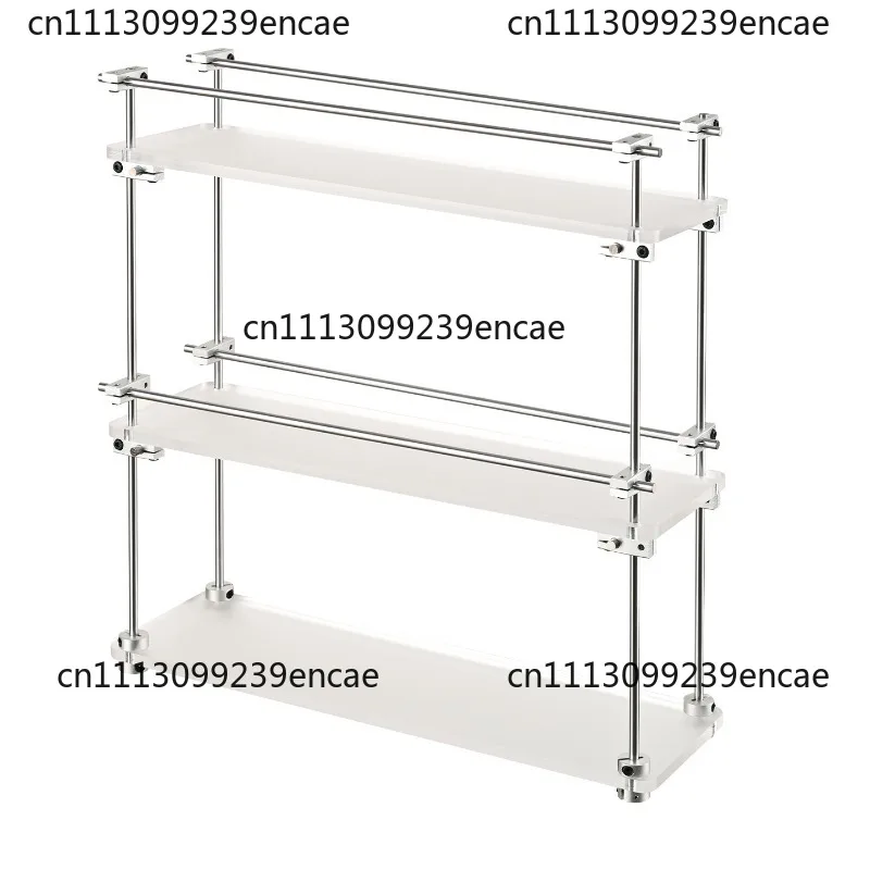 Suitable for optical axis matte acrylic three-layer shelf, desktop height increase, adjustable storage cup shelf