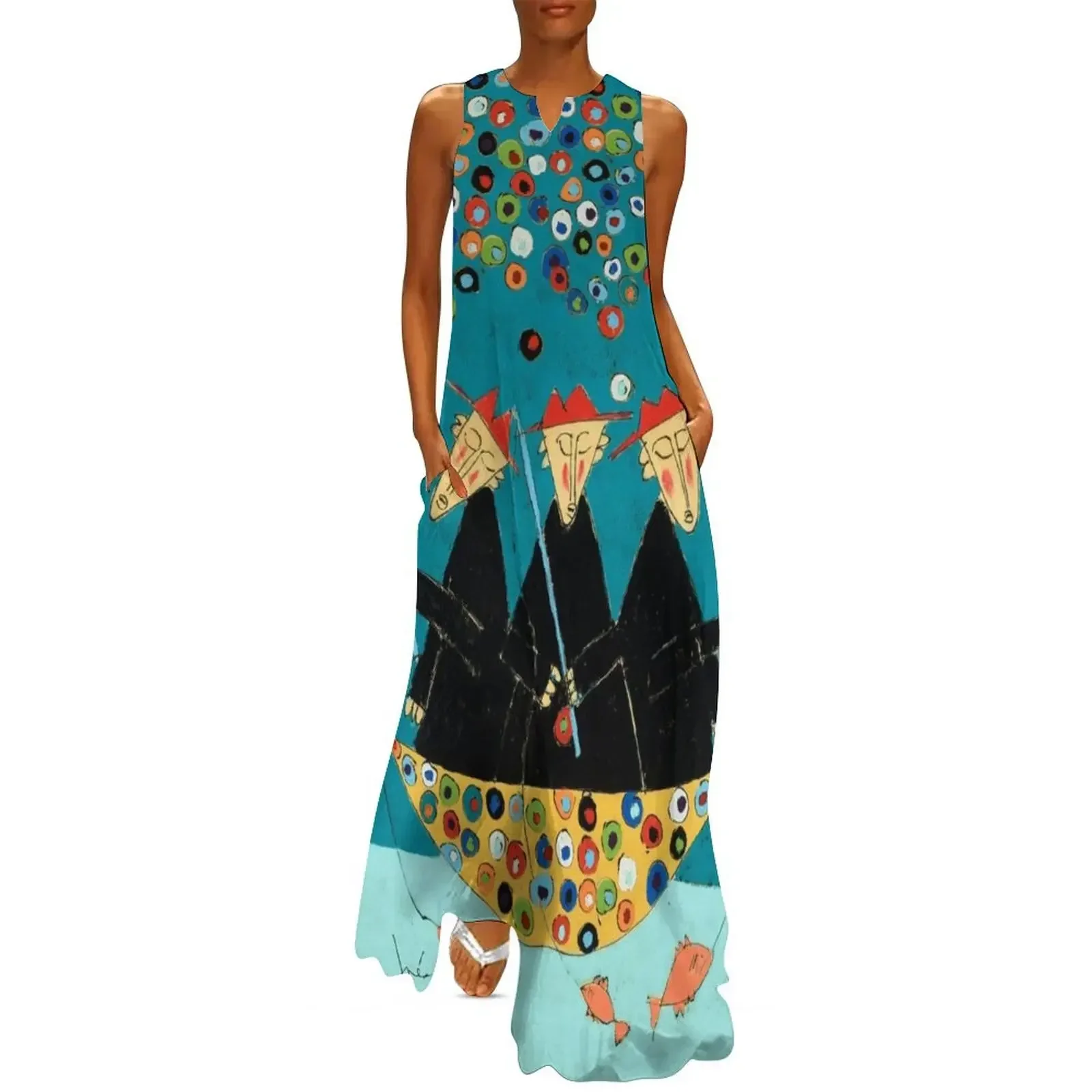

Three Fishermen - Nova Scotia Long Dress Summer women's clothing Bride dresses Dress women Dress vintage