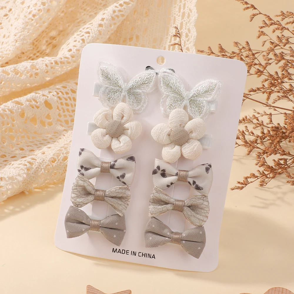 10 Teile/satz Nette Blume Haar Clips für Mädchen Trendy Entzückende kinder Kopfbedeckungen Kleinkind Haar Dekorationen Mädchen Haarnadeln