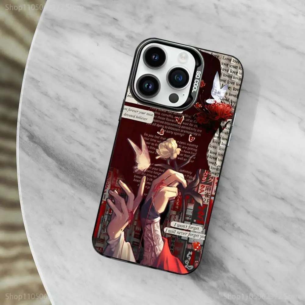 H-Heavens Officials Blessings Capa de telefone para iPhone 11,12,13,16,14,15, Mini,Pro,XS,MAX Capa preta fosca à prova de choque