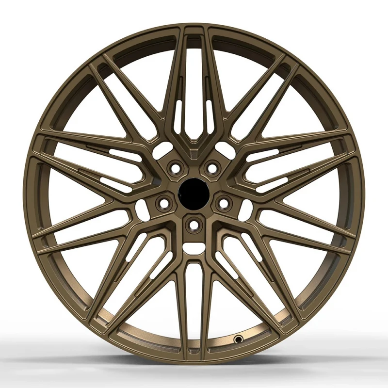 

Hot Selling High Quality Bronze Multi Spoke Monoblok Wheels 22 Inch Alloy Forged Rims 5X112 Premium Car Accessories