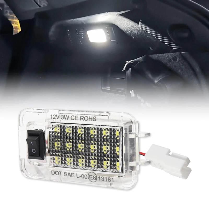 Lámpara LED para maletero de coche, luz para compartimento de equipaje para Toyota RAV4 Prius Sienna Alphard Camry Harrier Lexus CT200h RX350 NX300h, 1 Uds.
