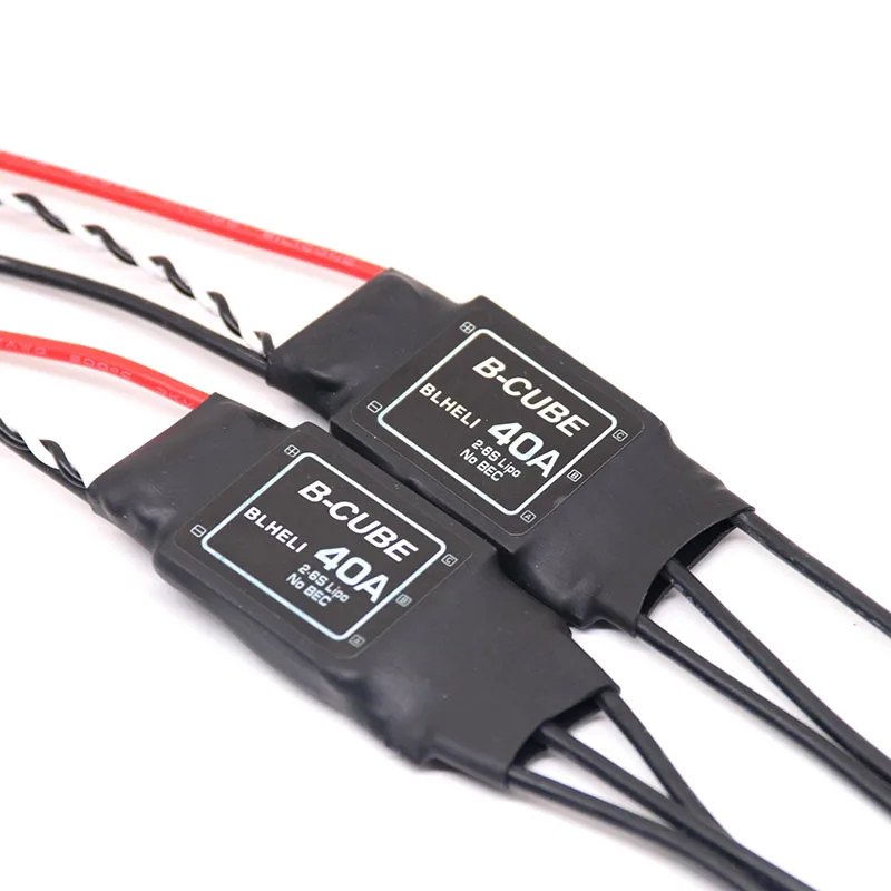 1/2/4/6PCS BLHELI 40A Brushless ESC 2-6S Lipo No EBC Speed Controller For RC FPV Airplane UAV Drone Quadcopter