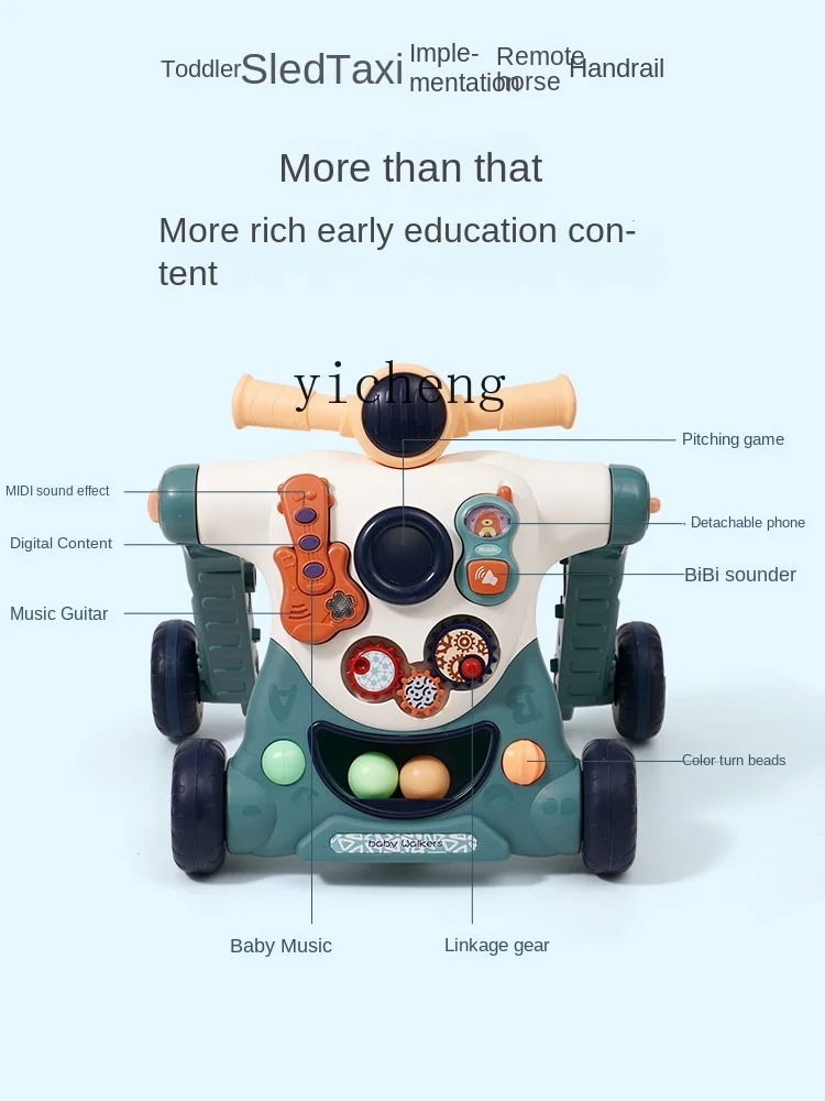 Tqh Babyspeelgoed 0-1 Jaar Oude Baby Rollator Voor-En Vroegschoolse Educatie 6 Maanden Oud Multifunctioneel