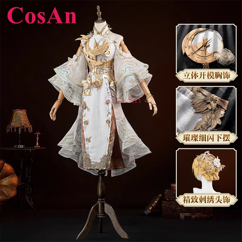 

CosAn Game Identity V Margaretha Zelle/Female Dancer Cosplay Costumes ZhongGeZhuShi Skin Elegant Dress Party Role Play Clothing