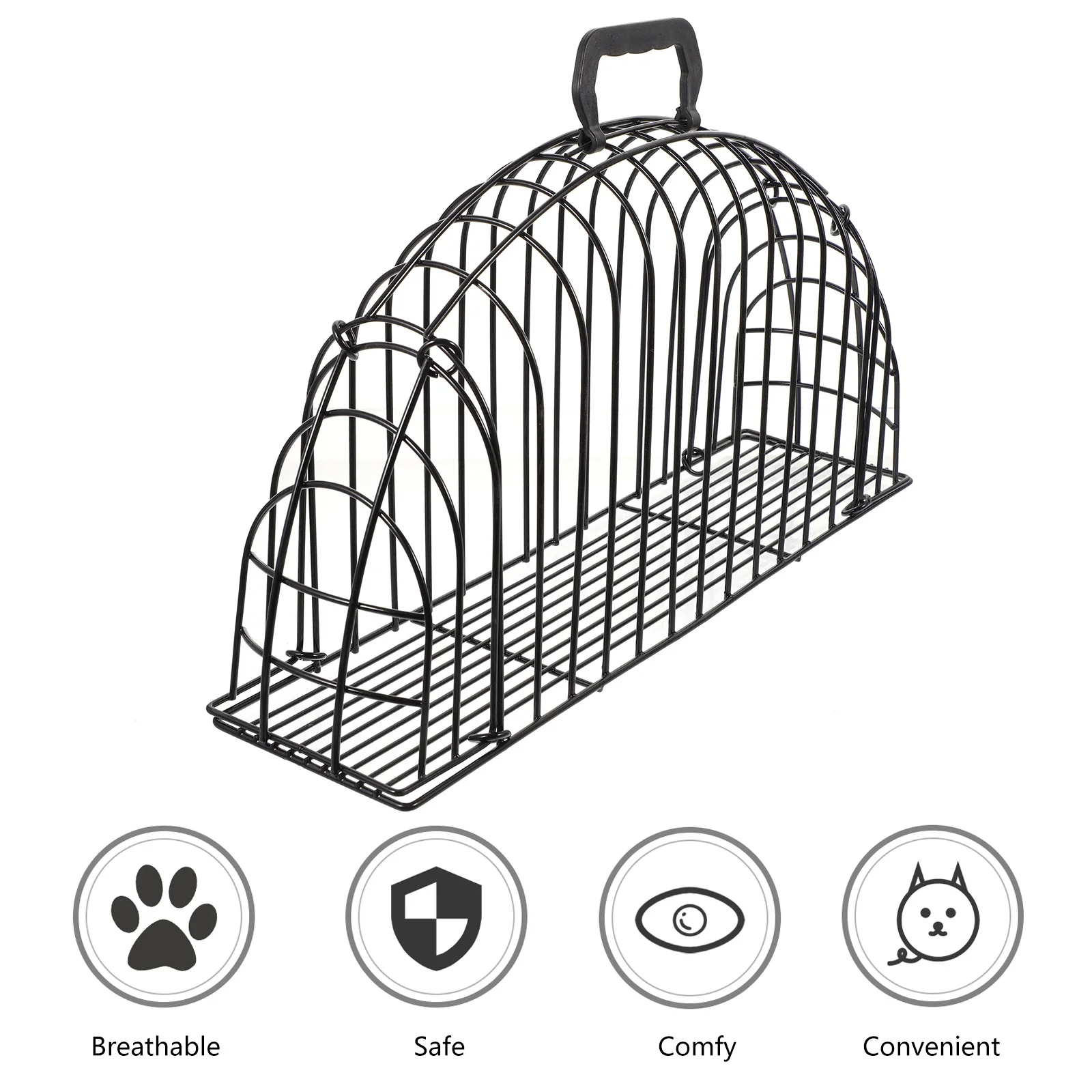 

Sturdy Cat Shower Cage Reusable Wear-Resistant Pet Bathing Mesh Cage for Kitten Grooming Drainage Drying Comfortable Air