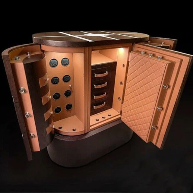 High-End-Safe aus massivem Holz, Designer-Luxusvilla, Home Ad Vanced Sense Passw Ord, Anti-Th-Eft