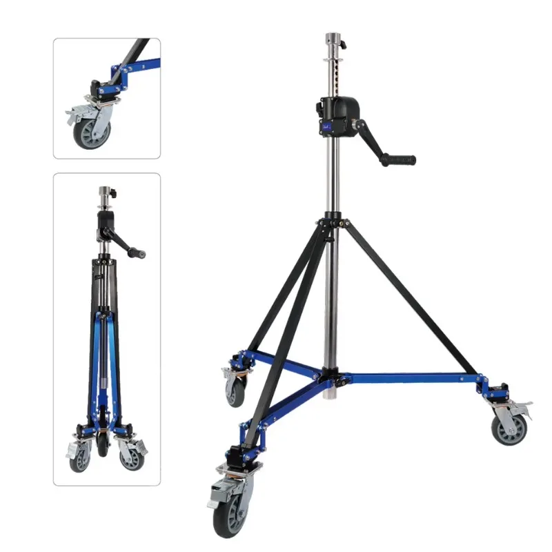 Heavy  Light Stand Load 40KG Tripod With Wheels for Film TV Radio Broadcasting Studio Video Photography Supporting Equipment - view 4