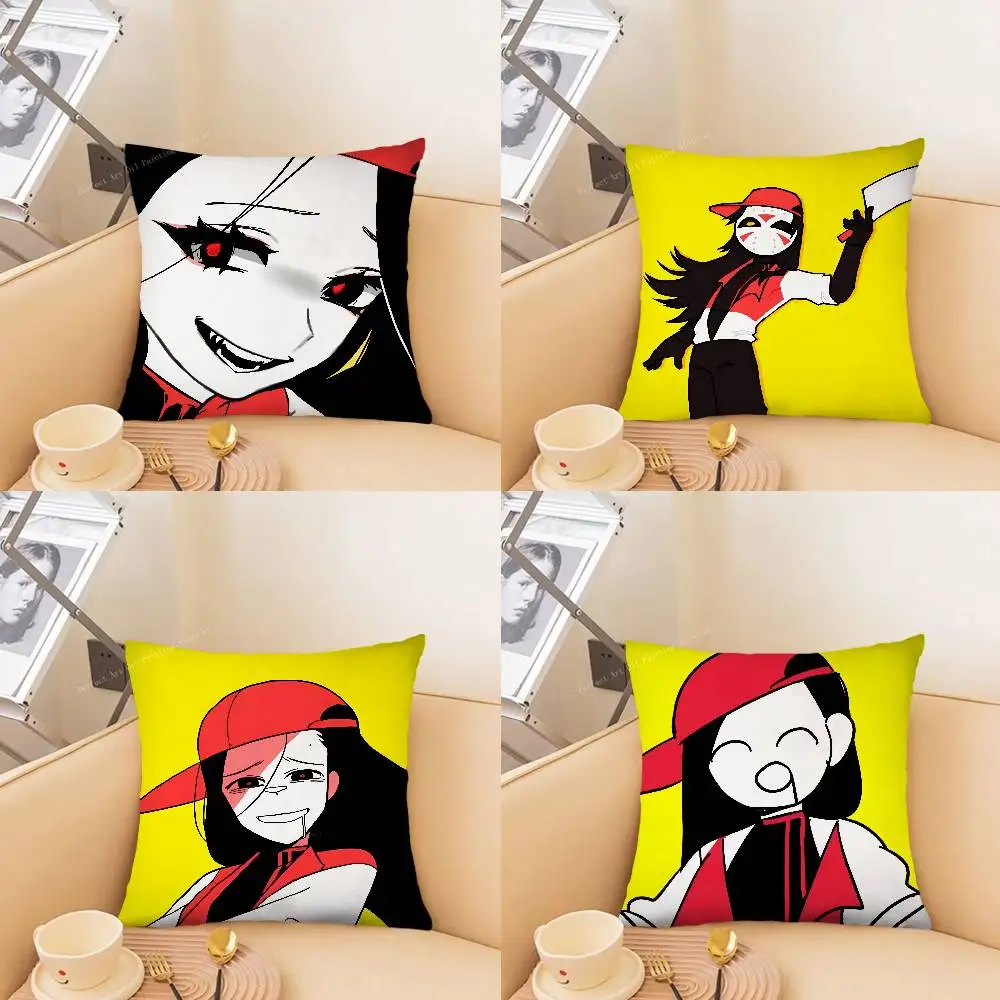 1pc Butcher Vanity Pillow Case Fashion Square Pillowcase Bedroom Sofa Room Ins Decoration Leisure