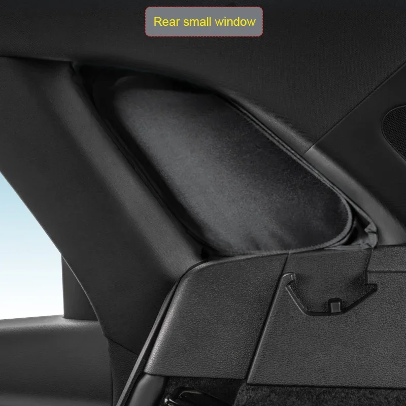 Full Set Black Window Sun Shades For Audi Q5 FY 2018-2024 Privacy Shading Anti UV Heat Isolation Car Interior Protection Covers
