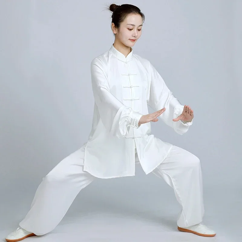 Ubrania Tai Chi Kung Fu sukienka Wushu sztuka walki jednolita wielokolorowa oddychająca kobieta i mężczyźni Unisex Kun Master 2023 New