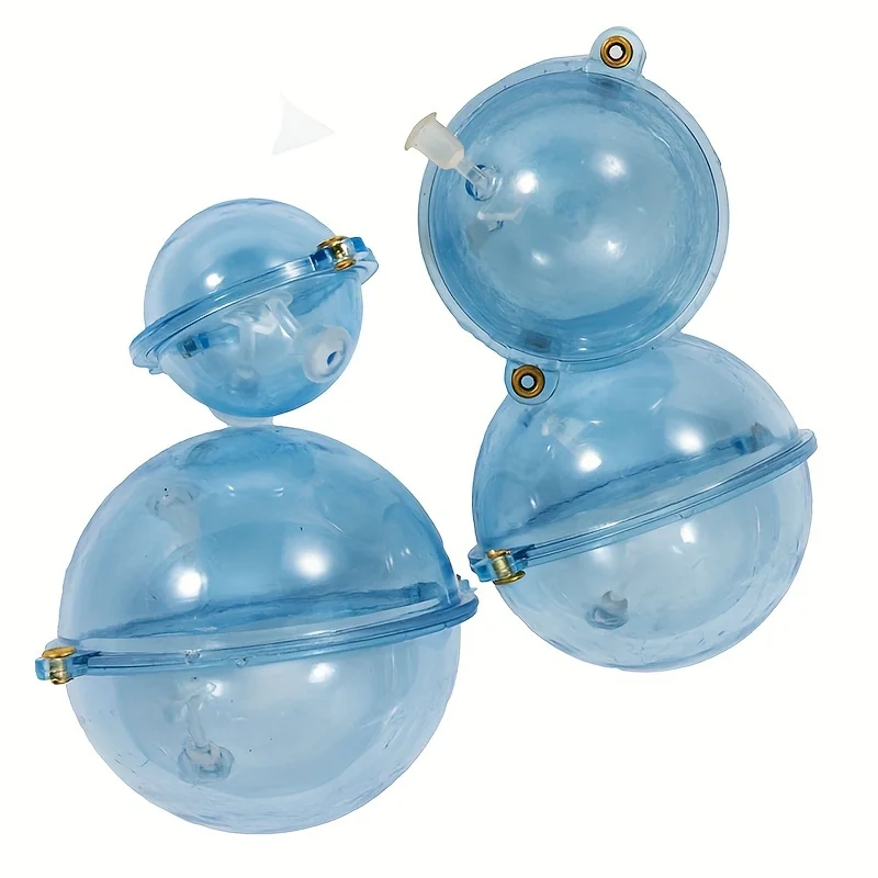 5pcs ABS Material Double Hole Spherical Water Filled Float