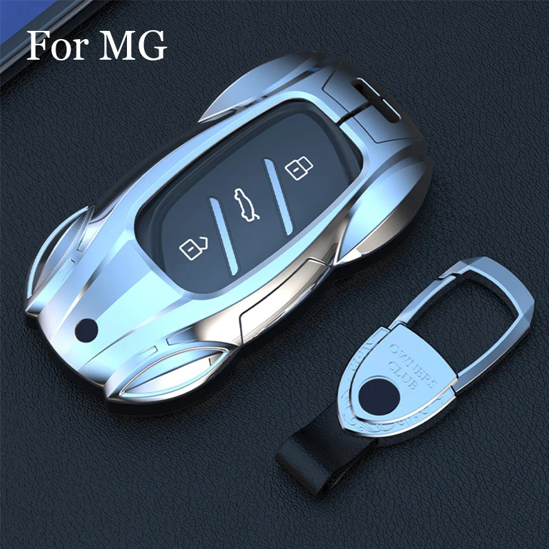 Zinc Alloy Car Key Case Cover Shell High Quality Protector for MG ZS EV MG4 MULAN EHS MG5 MGi5 MG6 EZS Car Accessories Styling