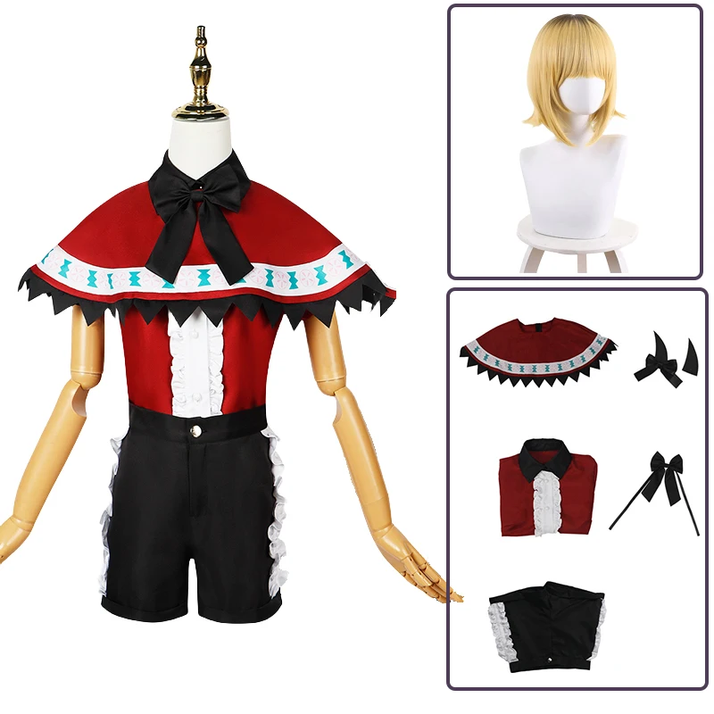 

Mem Cho Costume Oshi No Ko Cosplay Memu Anime Halloween Carnival Party Outfits Wigs Women Dance Dress Stage Performance Suit