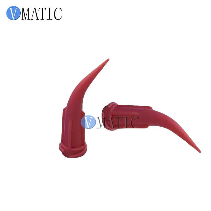 

Бесплатная доставка, качество, 100 шт., 25 г, красные наконечники для дозирующих игл с коническим изгибом TT