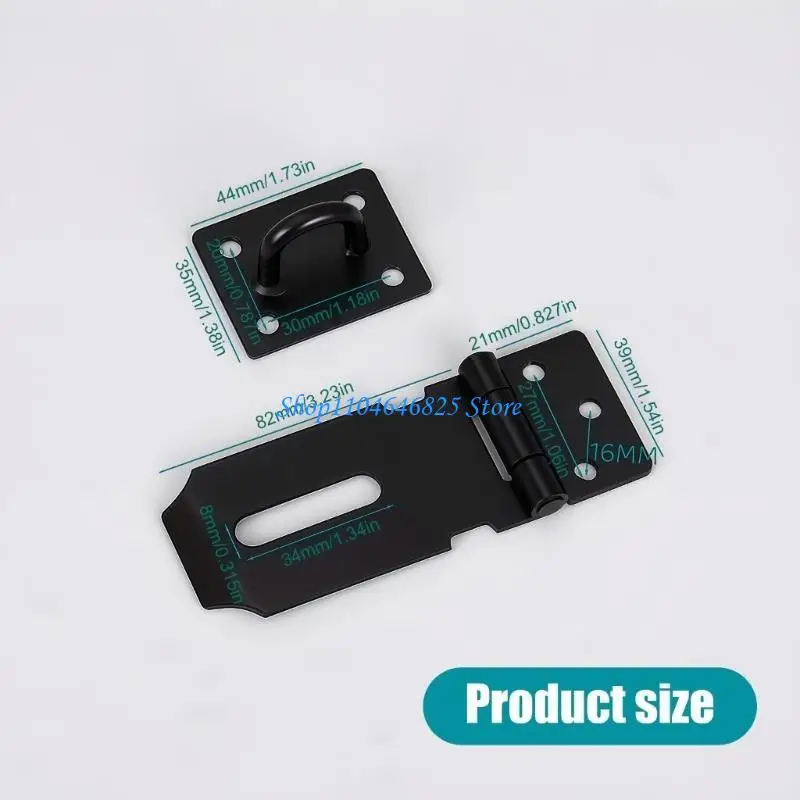 Thickened Not Theft Door Latches Foldable Design Door Lock Corrosion Resistant