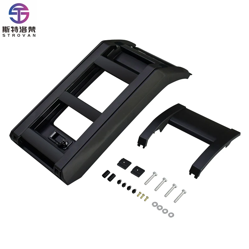 

STLF Auto Parts Aluminum Telescopic Black Side Ladder Tailladder for Land Rovers Discovery 4