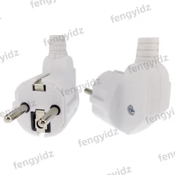 Eu AC Power Adapter Socket 16A 250V Connector Cable Electrical Plug White Black Male Converter Adaptor Detachable Plug