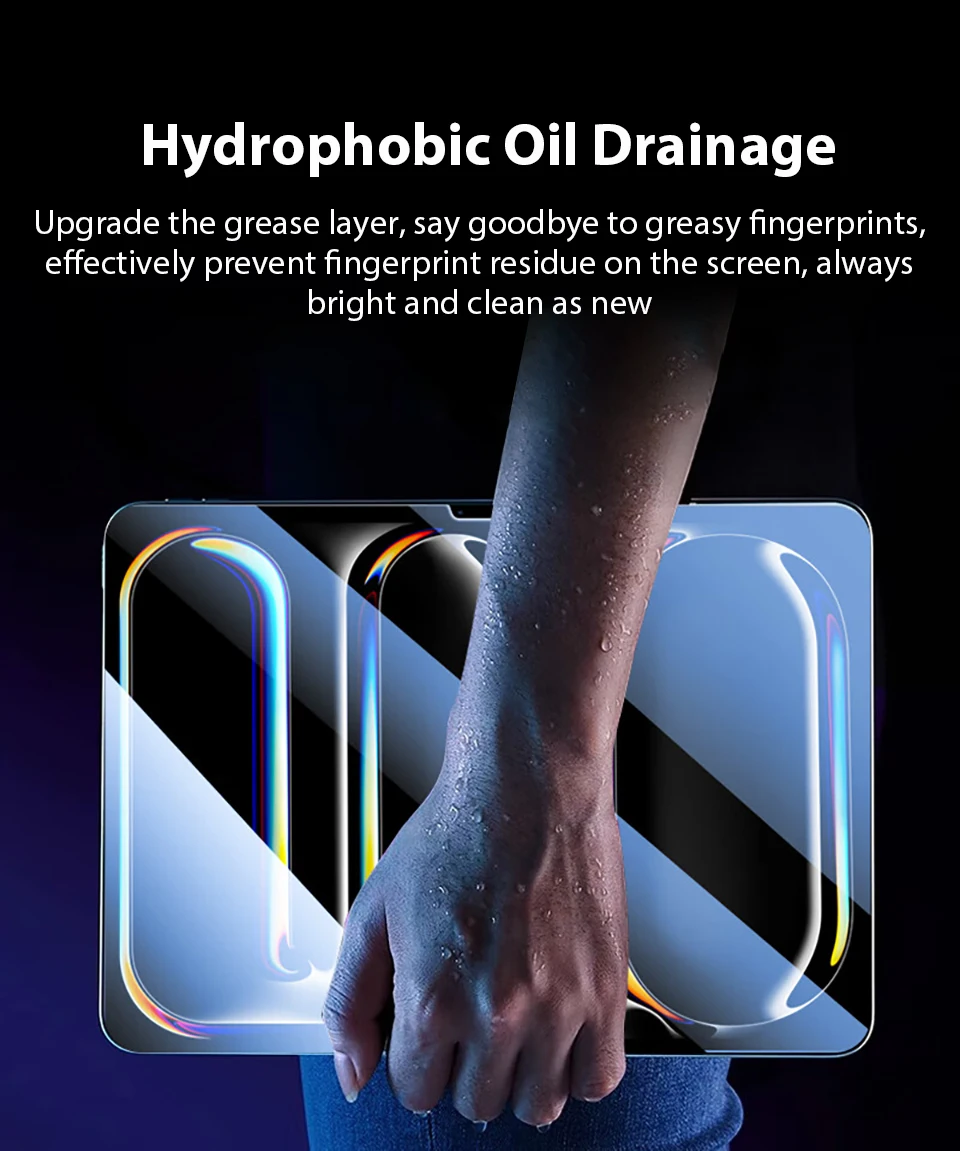 Displayschutzfolie aus gehärtetem Glas für iPad Air 13 Pro 11 12.9 9.7 5. 6. 10. Air5 4 3 2 1 10.2 9. 8. 7th Mini 6 Einfache Installation – Detail 9