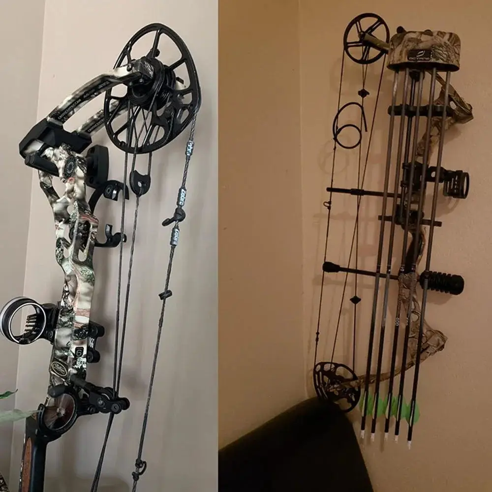 Gancio per esposizione per rack per fucile Pistole per fucile Supporto per montaggio a parete Airsoft Arco composto Mazza da baseball Chitarre Montaggio a parete