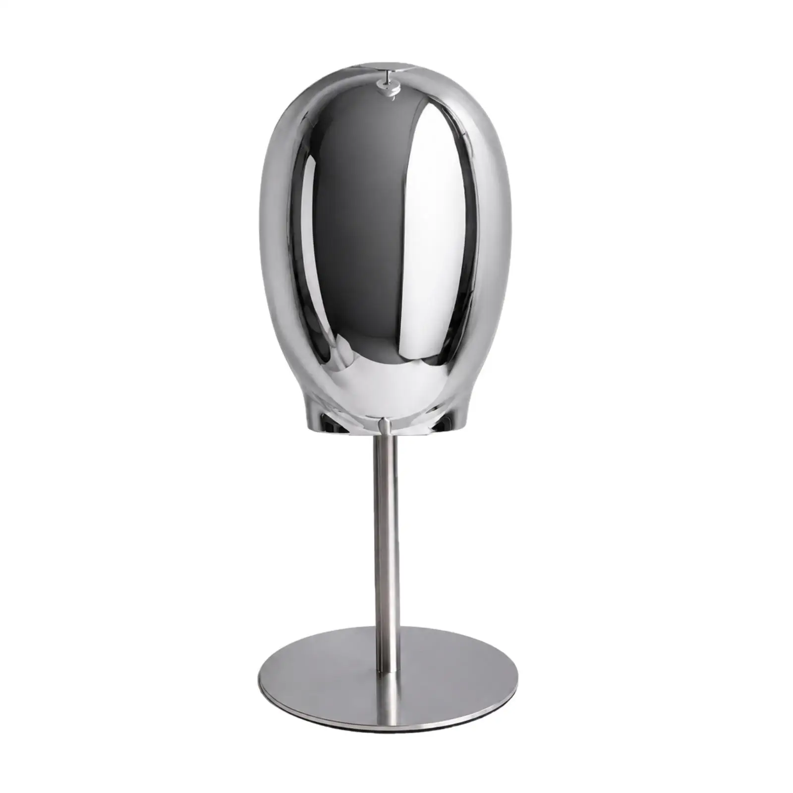 Display Stand for Hat Mannequin Head Form with Circular Steel Base for Vanity Store Organizer