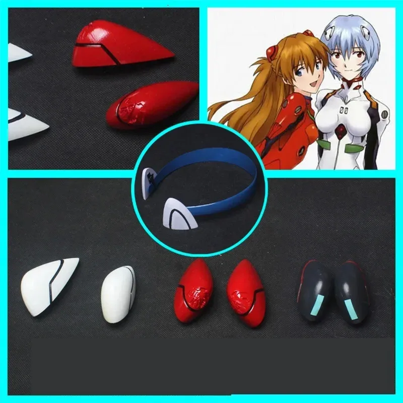 

Anime Game EVA Hairpins Asuka Langley Soryu Shikinami Asuka Rangure Headwear Hair Clips Cosplay DIY Harajuku Costume Headwear