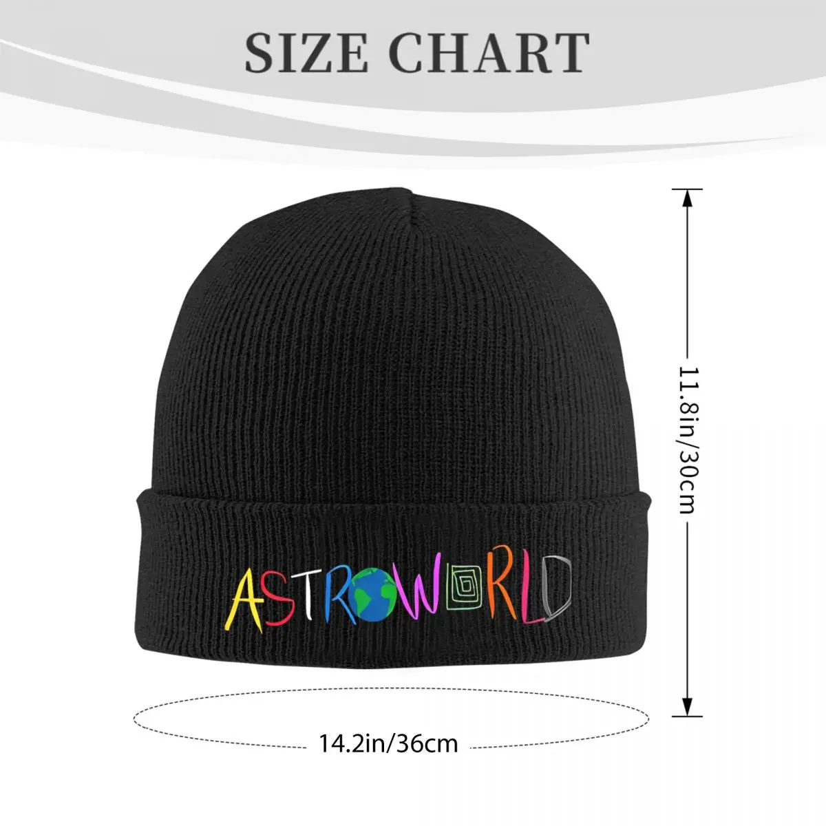 Travis-Astroworld Hat Autumn Winter Beanies Warm Rapper Cap Unisex Skullcap