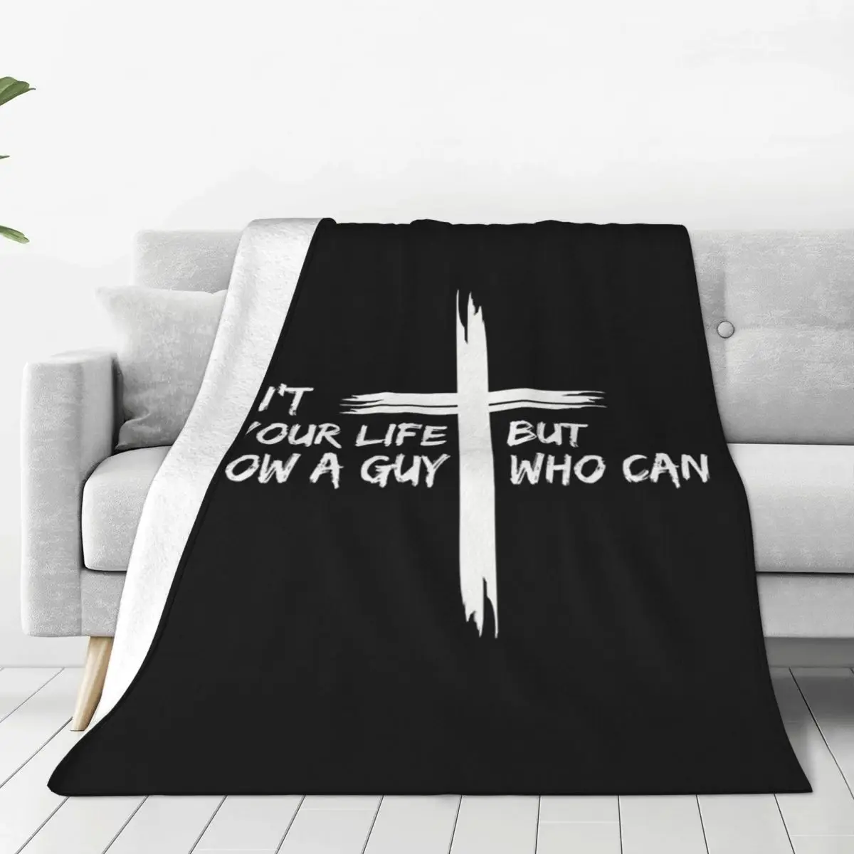 I Can't Fix Your Life,But I Know A Guy Who Can Blanket Fleece Sofa Throw Blankets For Couch Bedding Throws Bedspread Quilt