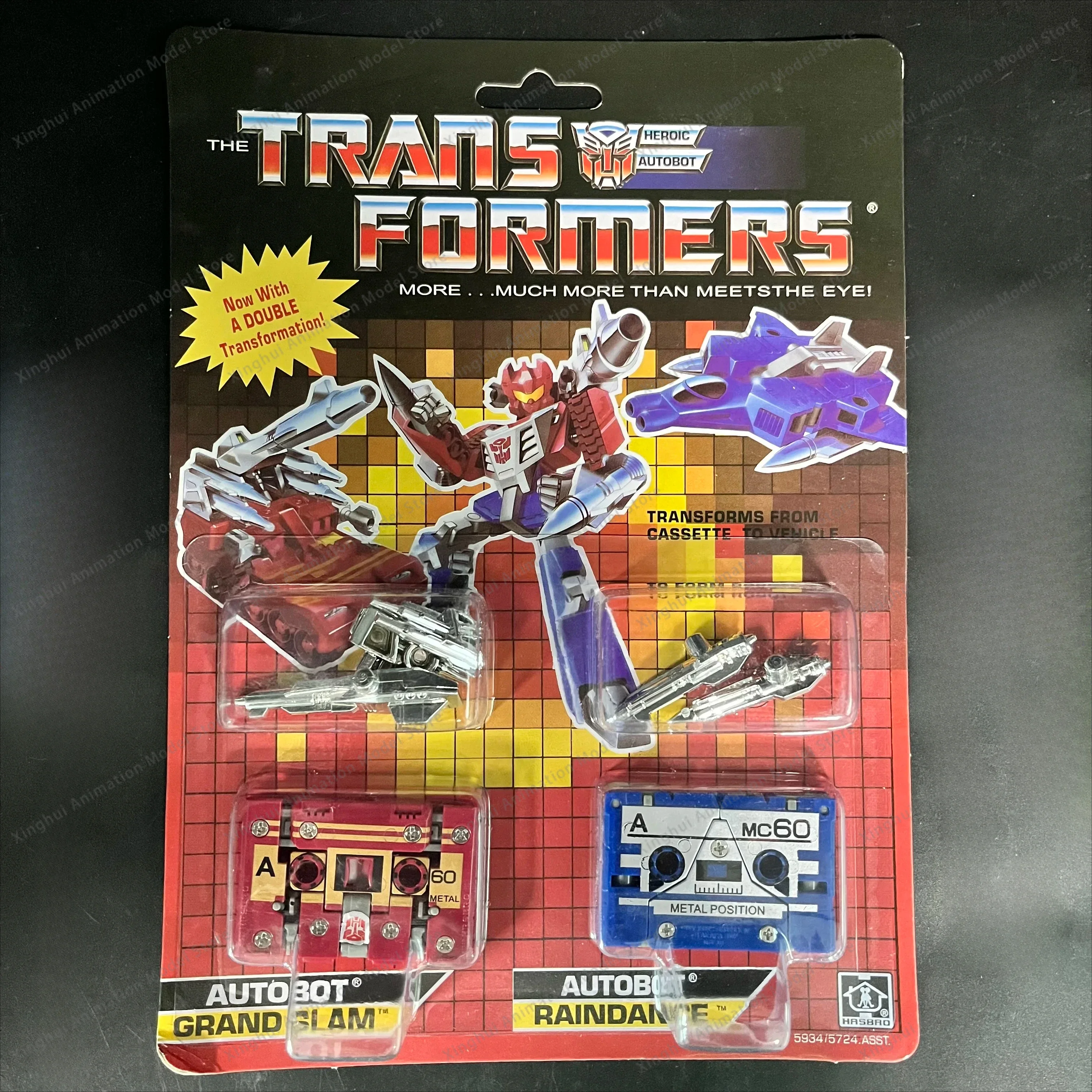 In Stock Transformetion G1 Reissue KO Soundwave Reflector Laserbeak and Frenzy Slamdance Action Figure Toy Gift Collection