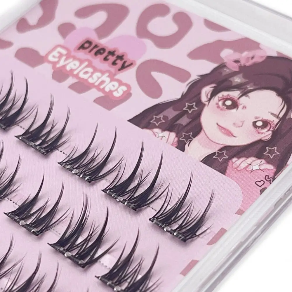 Self Adhesive Self Adhesive Eyelashes Clusters Natural Wispy Press On Lashes No Glue Needed Reusable Self Adhesive Lash Clusters