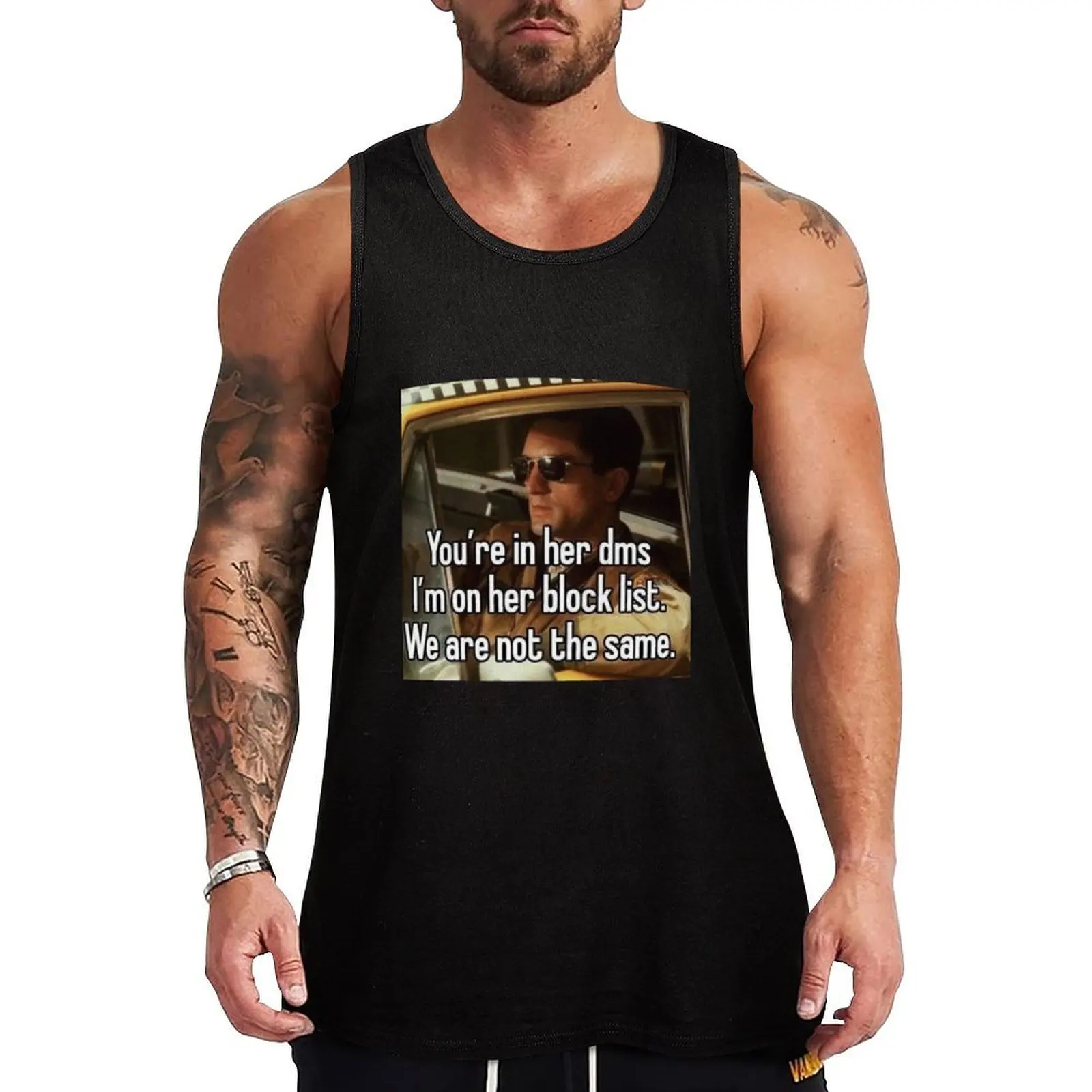 

You are in her dms, In on her block list. Tank Top cotton t-shirts man fitness fashion 2025 man