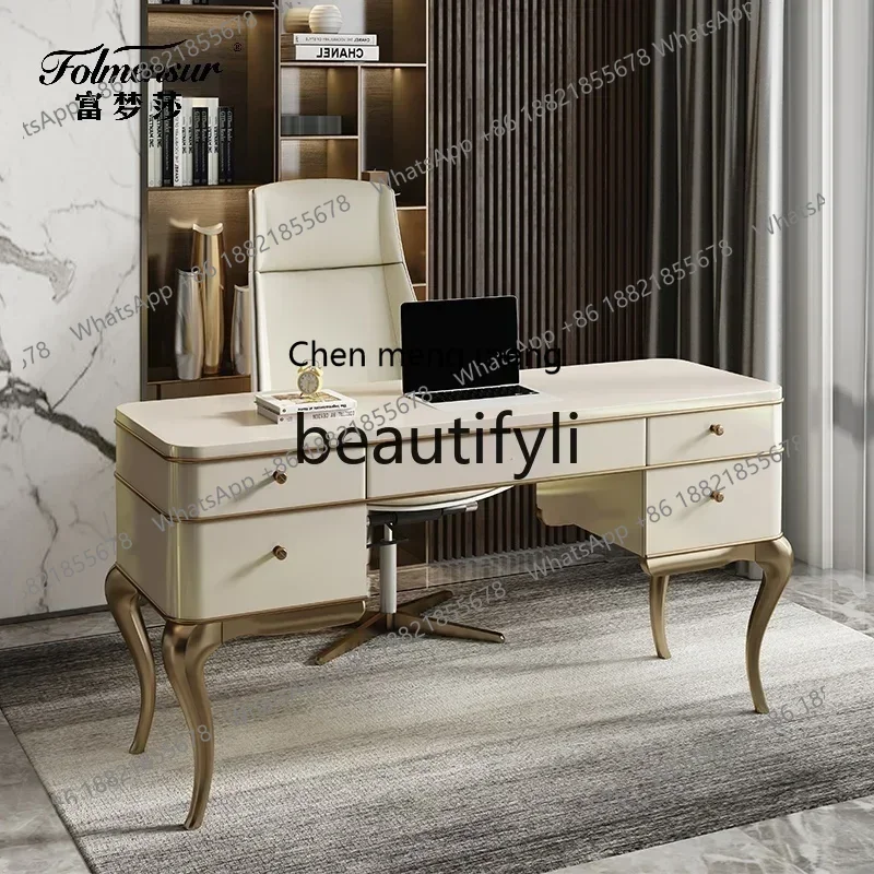 SS ss7486 Light luxury dressing table Modern simple dressing table Integrated flip bedroom dressing table Solid wood combination