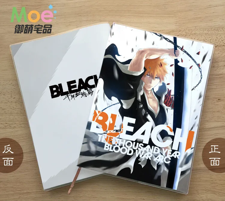 Anime Bleach Diary zeszyt szkolny papier Agenda Planner Planner Sketchbook prezent dla dzieci notebooki 1305