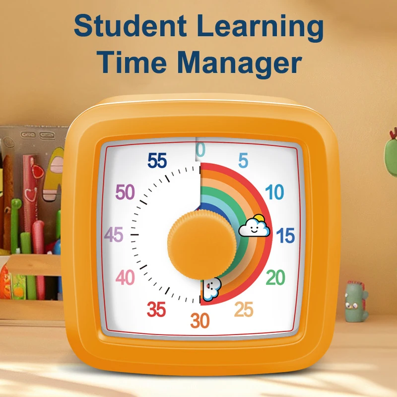 School Visual Timer Children Visual Timer With Night Light Kitchen Accessories Stop Watch Digital Stopwatch Outdoor Tableware