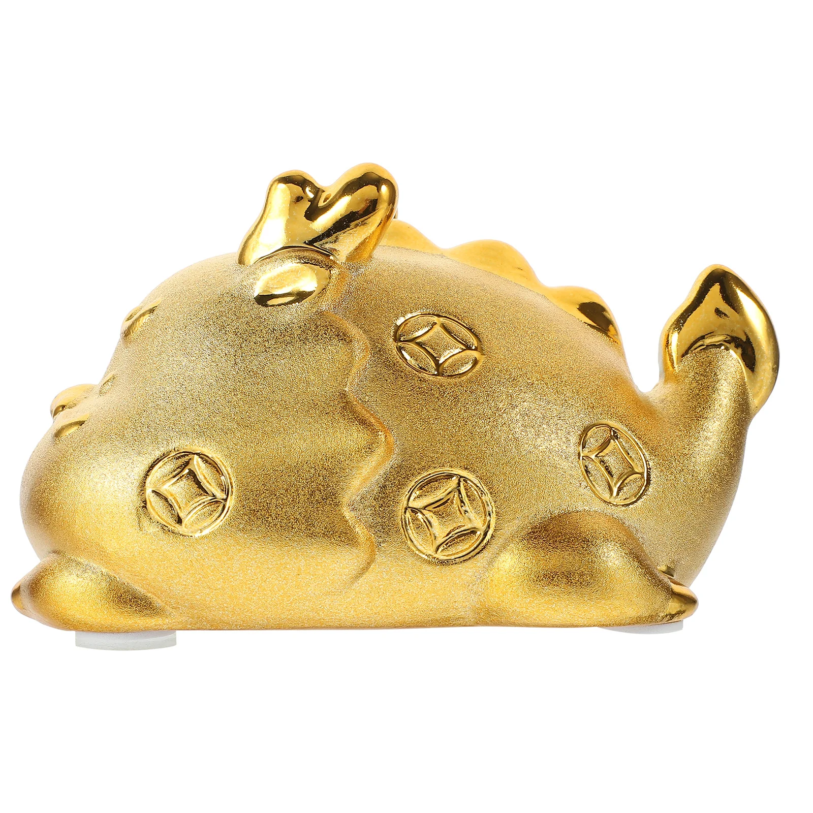 

Ceramic Dragon Piggy Bank Chinese Year of Dragon Coin Saving Jar Home Decor Money Storage Box Ceramic Piggy Bank