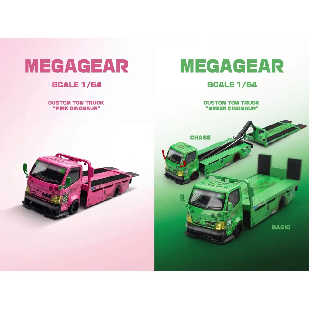 

Microturbo 1/64 Rexy Roxy Custom Tow Truck Diecast Model Car Alloy Truck Scale Vehicle Collectible Miniature Toy Gift for Adults